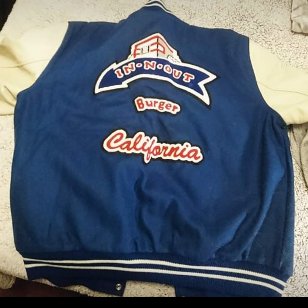 Rare in n out lettermans jacket